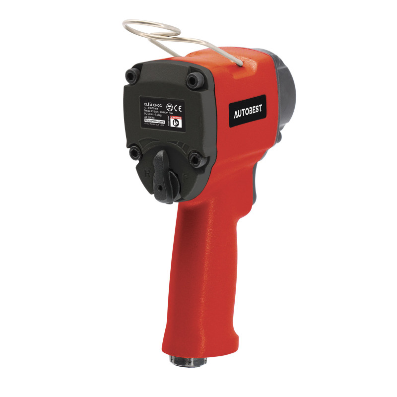 Clé à choc pneumatique ultra compacte 610nm, carre 1/2
