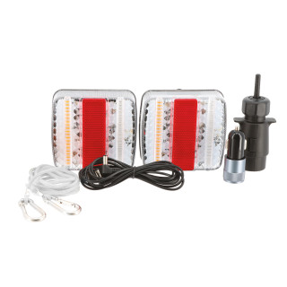 Coffret de 2 lanternes feu led magnétiques wifi sans fil