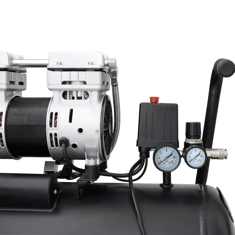 Compresseur Bicylindre silencieux 50L