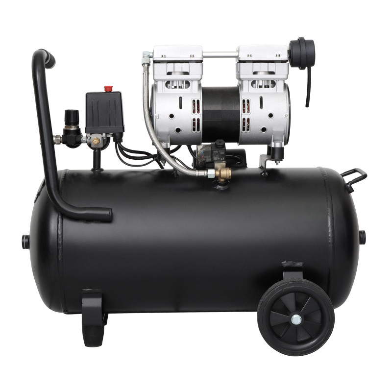 Compresseur Bicylindre silencieux 50L
