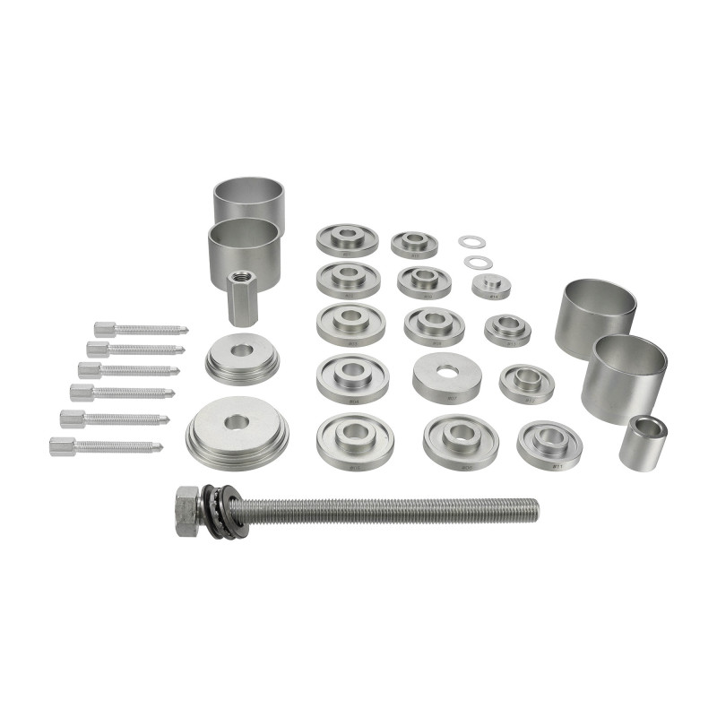Coffret d extraction et de montage de roulement de roue 31 pièces