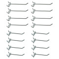 Lot de 16 crochets - Pour panneau mural rangement outils - Pour ref Oxeo 760243