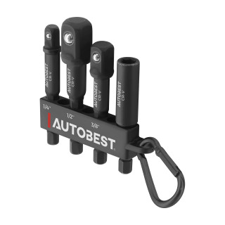 Jeu de 3 adaptateurs clé a choc + porte  embout