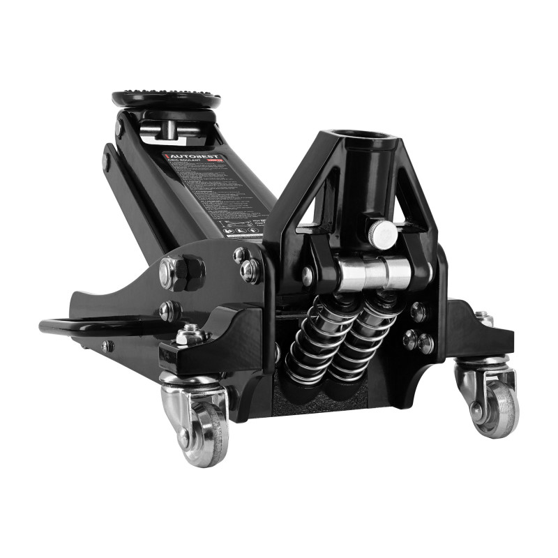Cric pro hydraulique roulant aluminium surbaisse - 1,5 tonnes - Levage de 90 à 355mm