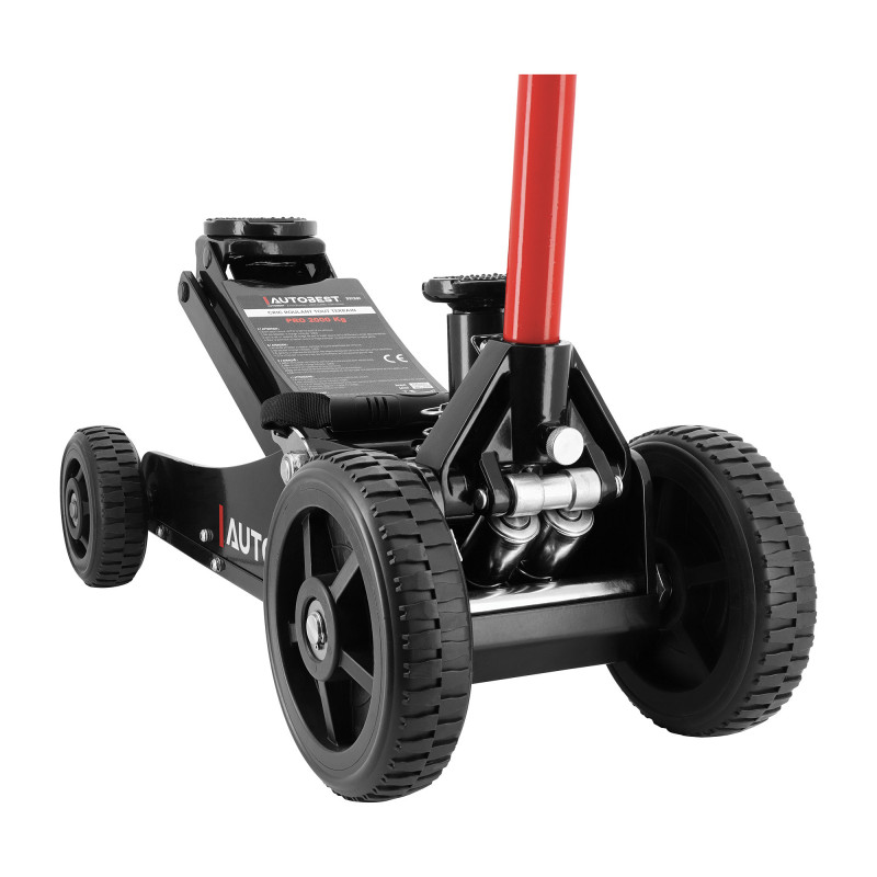 Cric pro hydraulique roulant - Tout terrain - 2 tonnes - Levage de 152 à 595mm