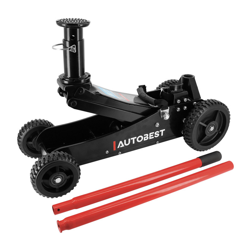 Cric pro hydraulique roulant - Tout terrain - 2 tonnes - Levage de 152 à 595mm