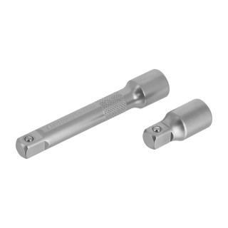 Jeu de 2 rallonges carre 1/2' - lg 50mm - 125mm