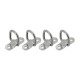 Lot de 4 crochets arrimage mobile renforcés
