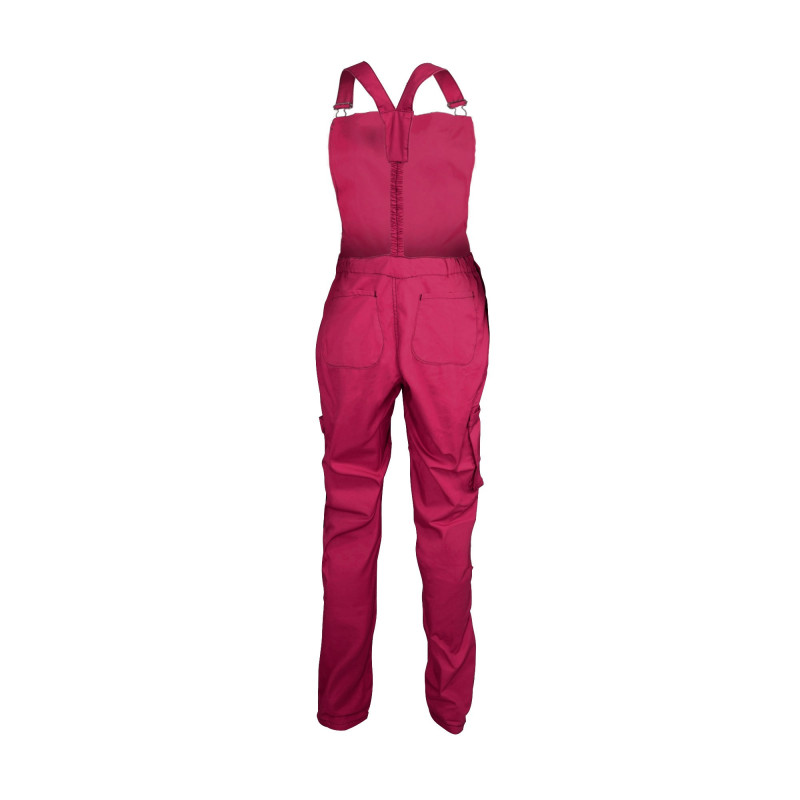 Salopette de Travail Femme Rose et Noir - Fashion Sécurité - Résistante, Confortable et Tendance - Bricolage et Jardinage