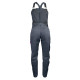 Salopette de Travail Femme Gris et Violet - Fashion Sécurité - Résistante, Confortable et Tendance - Bricolage et Jardinage
