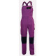 Salopette de Travail Femme Violet et Noir - Fashion Sécurité - Résistante, Confortable et Tendance - Bricolage et Jardinage
