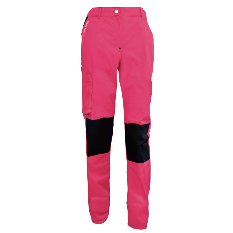 Pantalon de Travail Femme Rose et Noir - Fashion Sécurité - Résistant, Confortable et Tendance - Bricolage et Jardinage