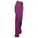 Pantalon de Travail Femme Violet et Noir - Fashion Sécurité - Résistant, Confortable et Tendance - Bricolage et Jardinage