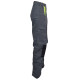 Pantalon de Travail Femme Gris et Citron - Fashion Sécurité - Résistant, Confortable et Tendance - Bricolage et Jardinage