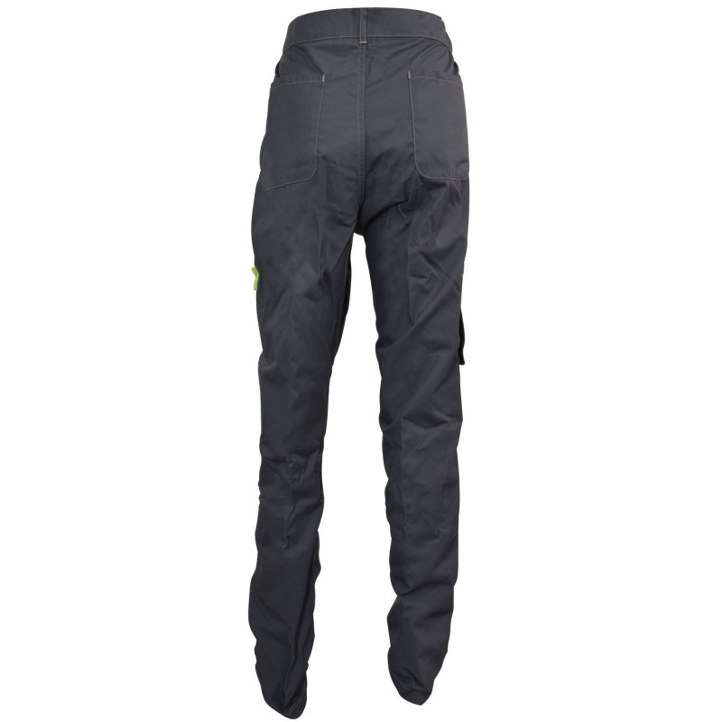 Pantalon de Travail Femme Gris et Citron - Fashion Sécurité - Résistant, Confortable et Tendance - Bricolage et Jardinage