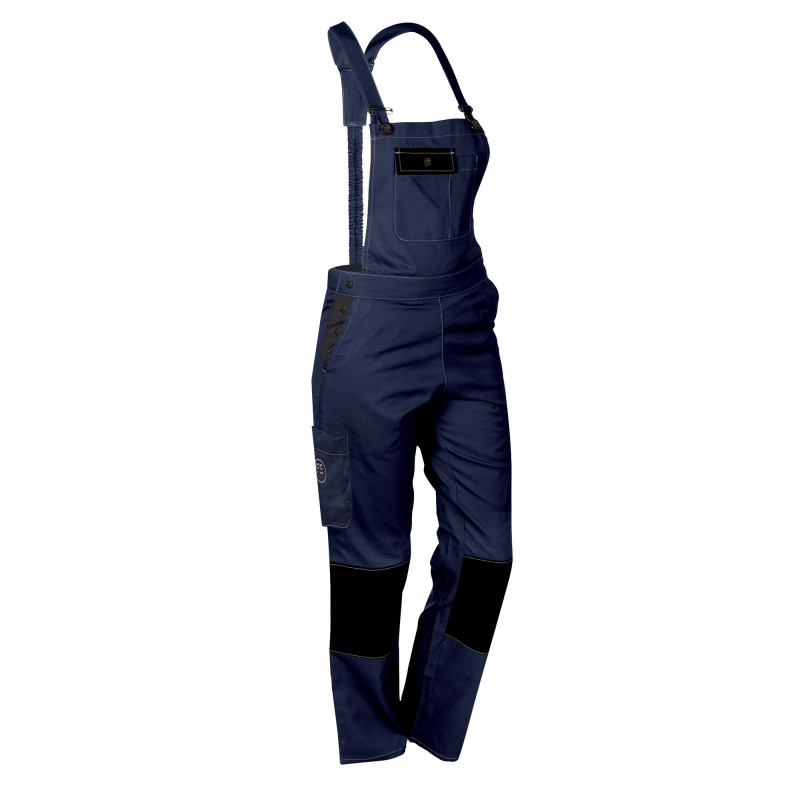 Salopette de Travail Femme Bleu Marine - Fashion Sécurité - Résistante, Confortable et Tendance - Bricolage et Jardinage