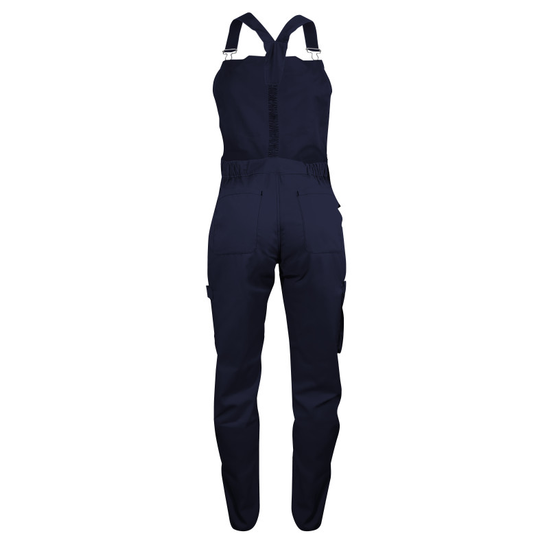 Salopette de Travail Femme Bleu Marine - Fashion Sécurité - Résistante, Confortable et Tendance - Bricolage et Jardinage