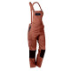 Salopette de Travail Femme Terracotta - Fashion Sécurité - Résistante, Confortable et Tendance - Bricolage et Jardinage