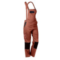 Salopette de Travail Femme Terracotta - Fashion Sécurité - Résistante, Confortable et Tendance - Bricolage et Jardinage