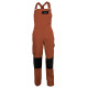 Salopette de Travail Femme Terracotta - Fashion Sécurité - Résistante, Confortable et Tendance - Bricolage et Jardinage