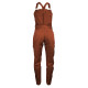 Salopette de Travail Femme Terracotta - Fashion Sécurité - Résistante, Confortable et Tendance - Bricolage et Jardinage