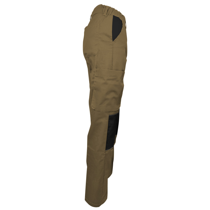 Pantalon de Travail Femme Sable - Fashion Sécurité - Résistant, Confortable et Tendance - Bricolage et Jardinage