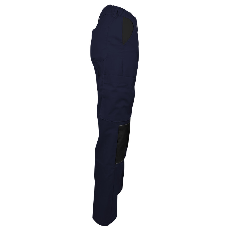 Pantalon de Travail Femme Bleu Marine - Fashion Sécurité - Résistant, Confortable et Tendance - Bricolage et Jardinage