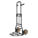Diable pliable en acier 150kg - Plateforme aluminium - Poignées rabattables en plastique