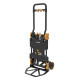 Diable - chariot aluminium 2 en 1 - Capacité 70kg en diable 137kg en chariot