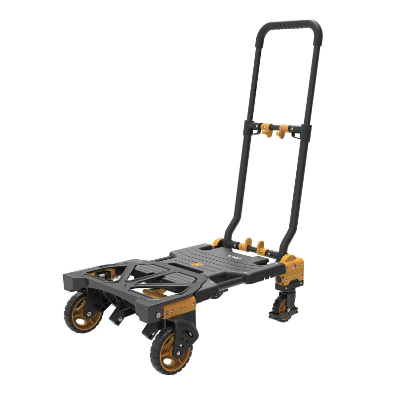 Diable - chariot aluminium 2 en 1 - Capacité 70kg en diable 137kg en chariot