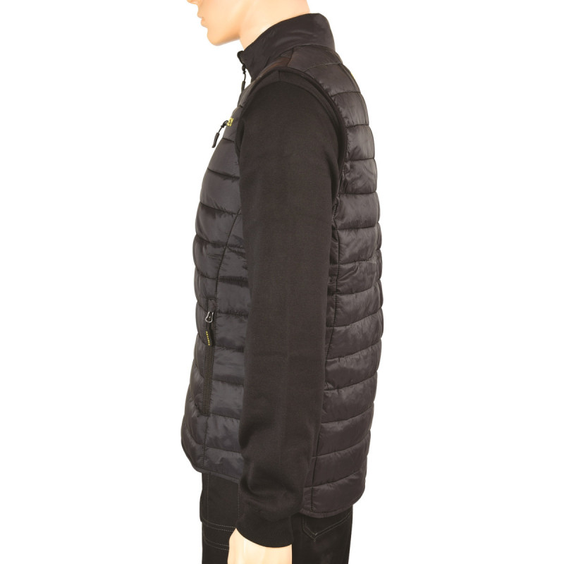 Veste sans manches Plada noire Stanley – Résistante, légère et pratique, idéale pour le travail et les activités extérieures