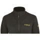 Pull Polaire 1/4 Zip Buté Black Stanley – Chaud, confortable et polyvalent, idéal pour le travail et les activités extérieures
