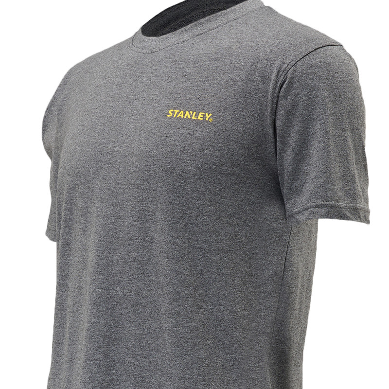 Lot de 2 T-shirts Stanley – Gris et Noir, légers et confortables, parfaits pour le travail ou les loisirs