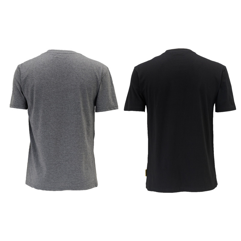Lot de 2 T-shirts Stanley – Gris et Noir, légers et confortables, parfaits pour le travail ou les loisirs