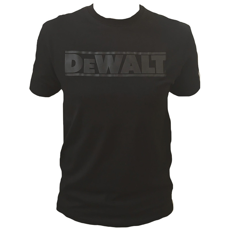 Tee-Shirt de Travail DeWALT OXIDE Noir – Manches Courtes, Résistant & Confortable