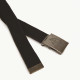 Dickies Ceinture Unisexe Noire – Toile Canvas Résistante – Boucle Métallique Ajustable