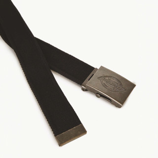 Dickies Ceinture Unisexe Noire – Toile Canvas Résistante – Boucle Métallique Ajustable