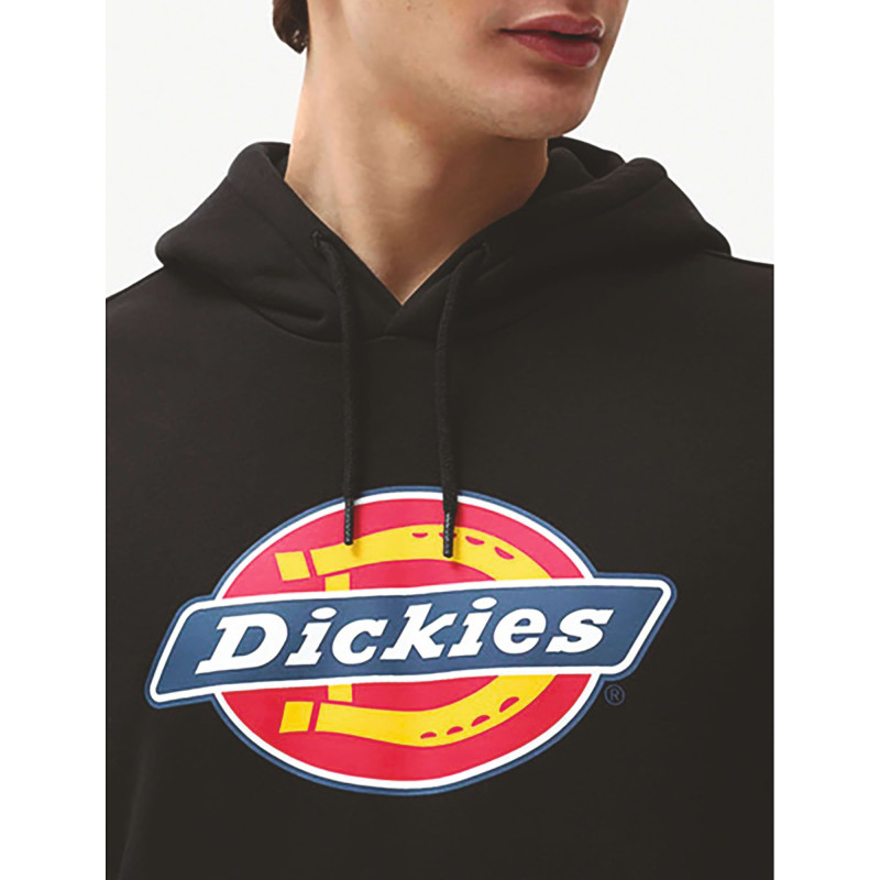 Dickies Sweatshirt Homme Icon Logo – Pull Noir Col Rond – Style Workwear