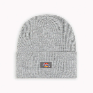 Bonnet Dickies Gris – Maille Acrylique à Revers – Chaleur & Style Urbain