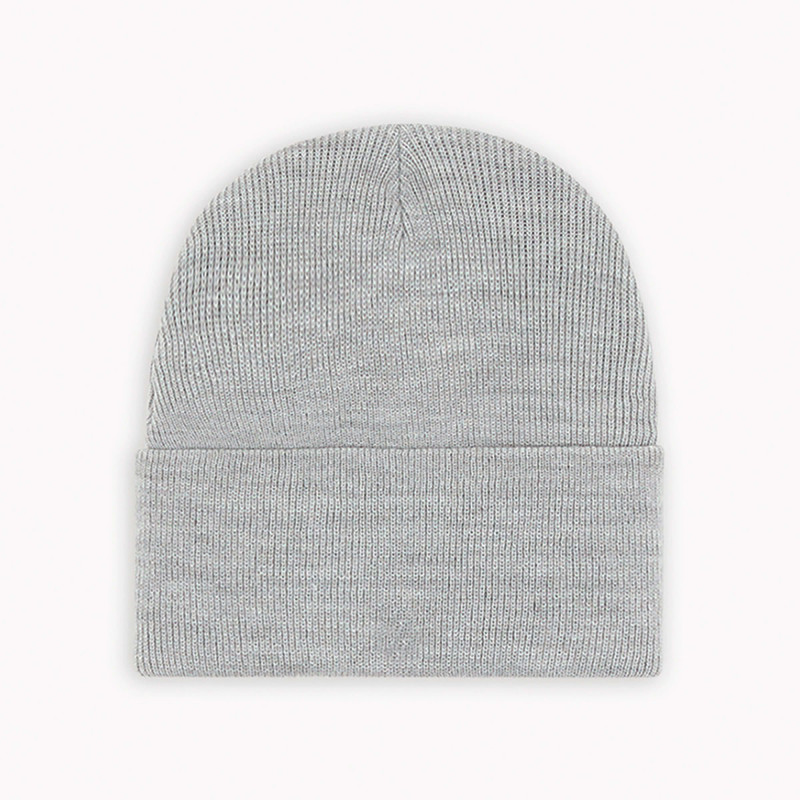 Bonnet Dickies Gris – Maille Acrylique à Revers – Chaleur & Style Urbain