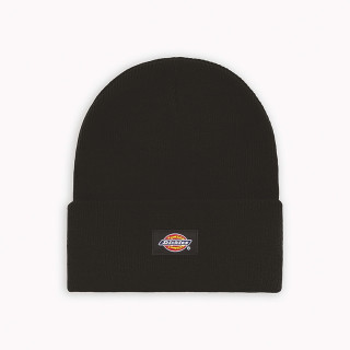 Bonnet Dickies Noir – Maille Acrylique à Revers – Chaleur & Style Urbain
