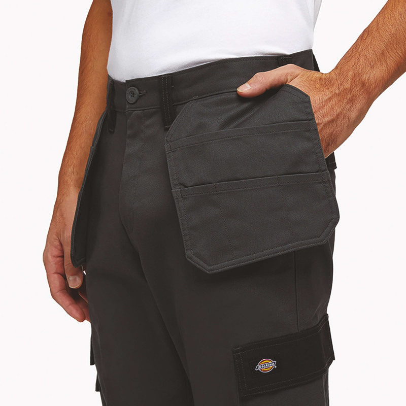 Dickies Pantalon Homme Holster Everyday – Gris – Poches Fonctionnelles & Haute Résistance