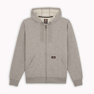 Dickies Sweat à Capuche Zippé Homme – Hoodie Gris à Fermeture Intégrale – Confort Urbain & Style Workwear