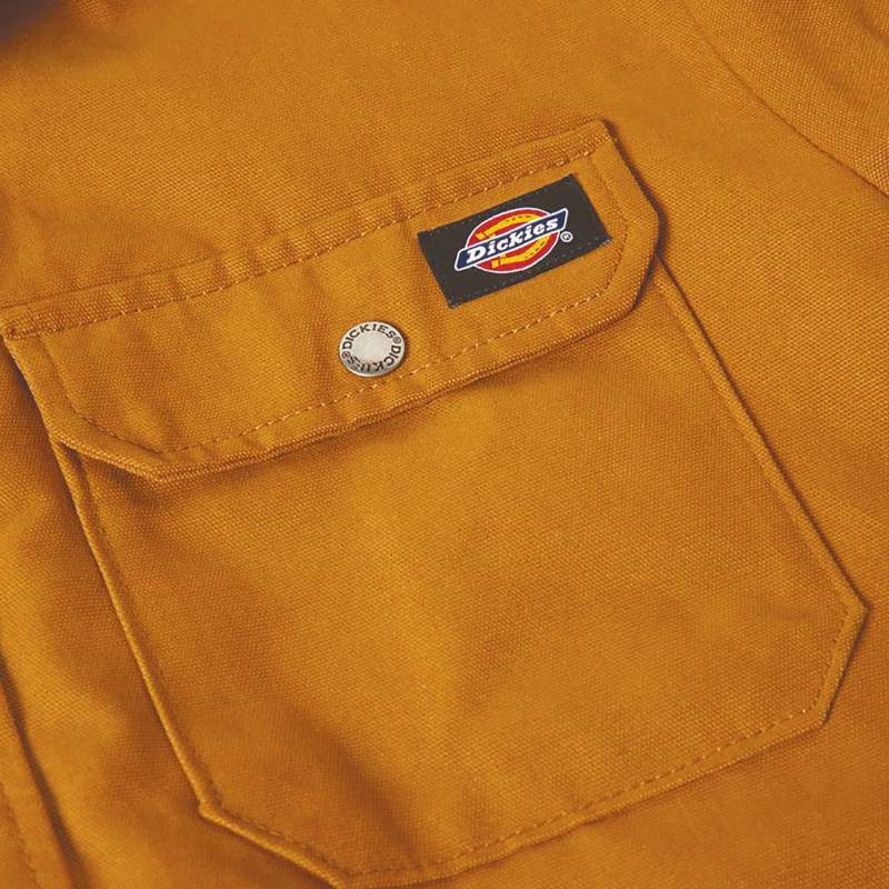 Dickies Veste de Travail à Capuche – Tissu Duck 100% Coton Ultra Résistant – Look Workwear Authentique
