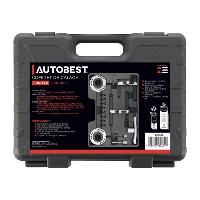 Coffret de calage Ford 1.0 ecoboost