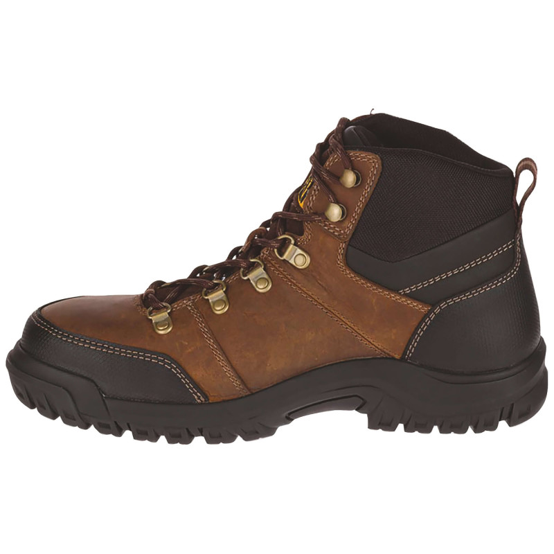 Chaussures De Sécurité Hautes – Caterpillar Framework Cuir Marron S3 – Tige Cuir Nubuck & Nylon – Embout Acier – Homme