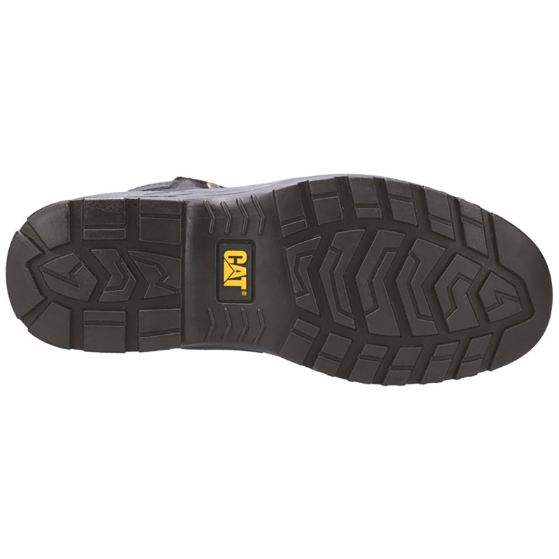 Chaussures De Sécurité Hautes – Caterpillar Striver Marron S3 SRC – Tige Cuir Nubuck & Nylon Waterproof – Embout Acier – Homme