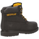 Chaussures De Sécurité Hautes – Caterpillar Powerplant Noir S3 HRO SRA – Cuir Nubuck Waterproof – Embout Acier – Homme