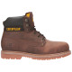 Chaussures De Sécurité Hautes – Caterpillar Powerplant Marron S3 HRO SRA – Cuir Nubuck Waterproof – Embout Acier – Homme