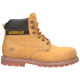 Chaussures De Sécurité Hautes – Caterpillar Powerplant Miel S3 HRO SRA – Cuir Nubuck Waterproof – Embout Acier – Homme